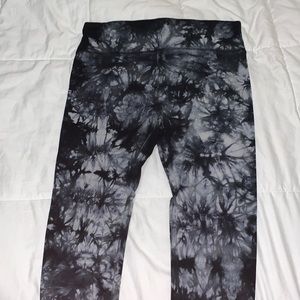 Wildfable Black Tie-Die Leggings